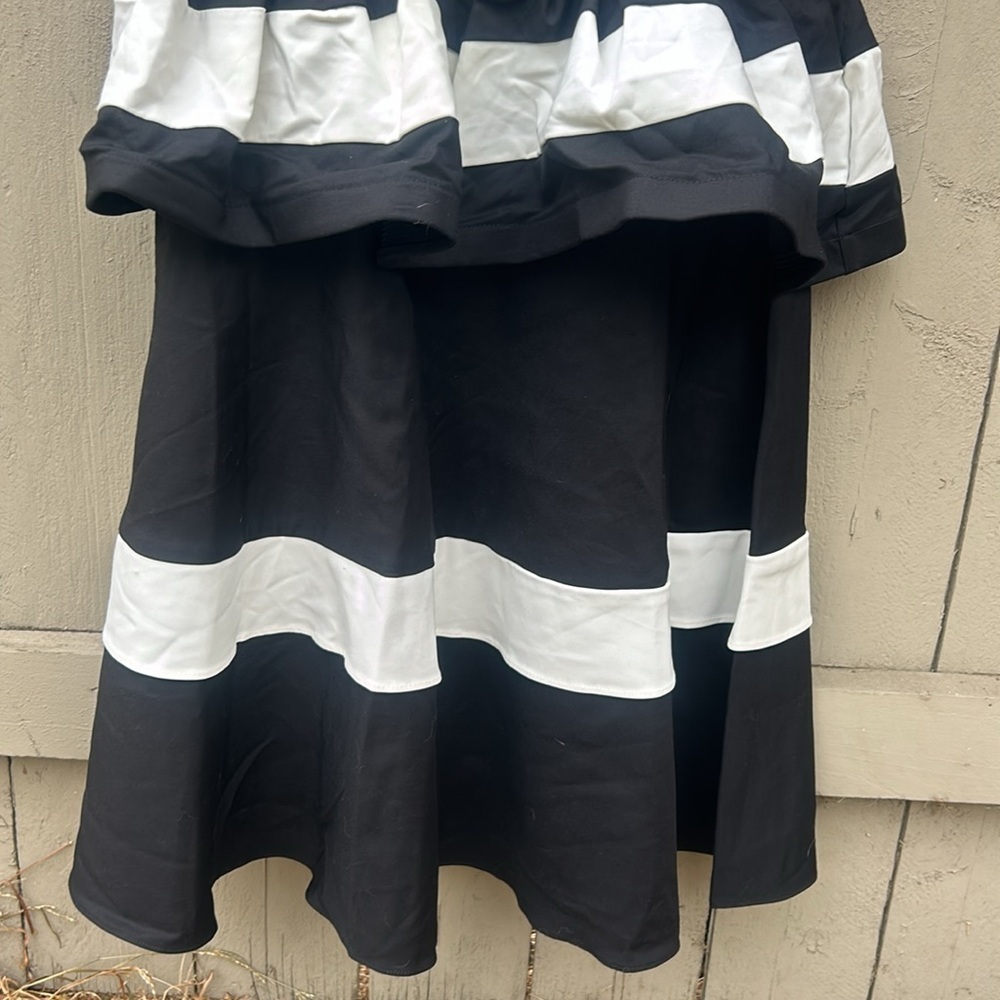 CQ by CQ Tiered Maxi Skirt Punk Goth Beetlejuice Festival Winona Ryder Sz S - Picture 3 of 8